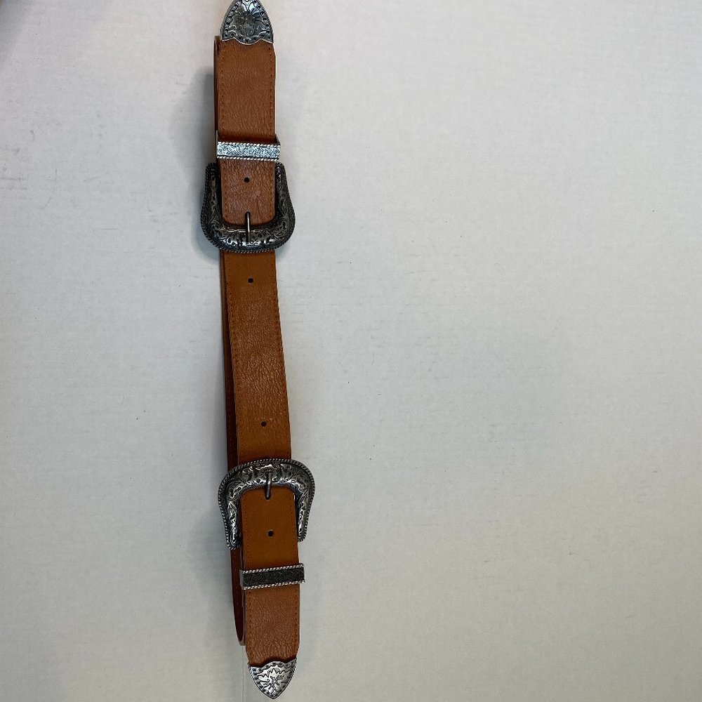 Western Double Buckle Belt